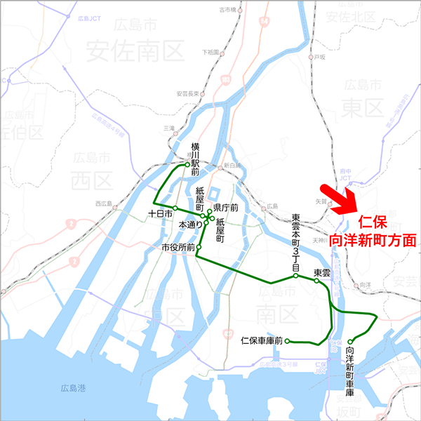 7号線-路線図