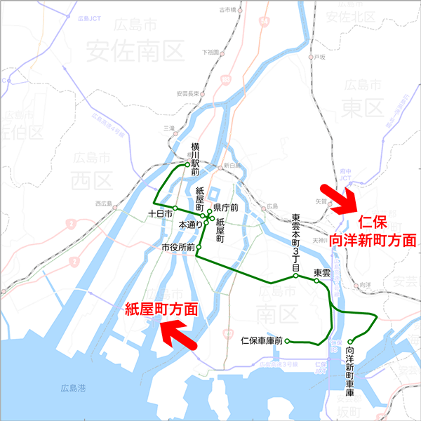 7号線-路線図