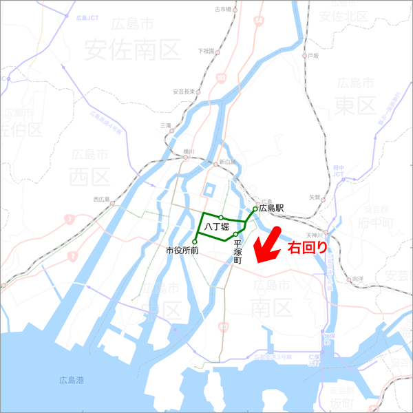 エキまちループ線-路線図