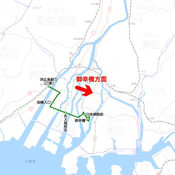こいみゆきライン-路線図