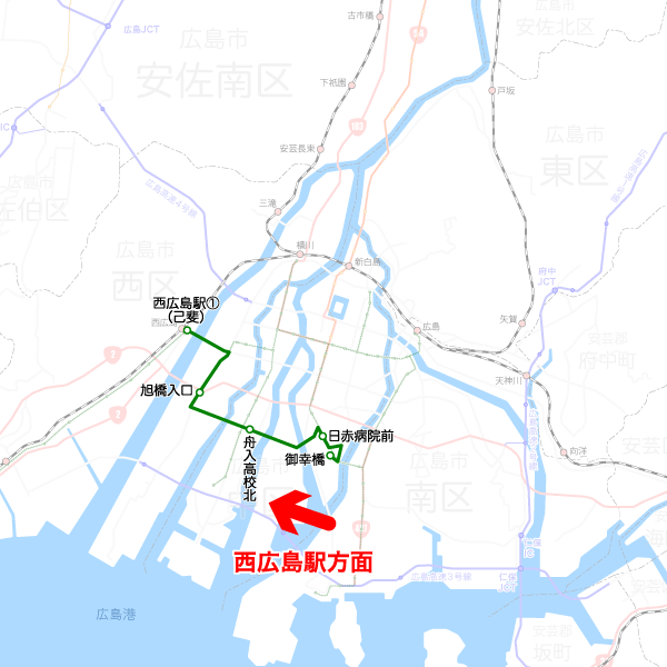 こいみゆきライン-路線図