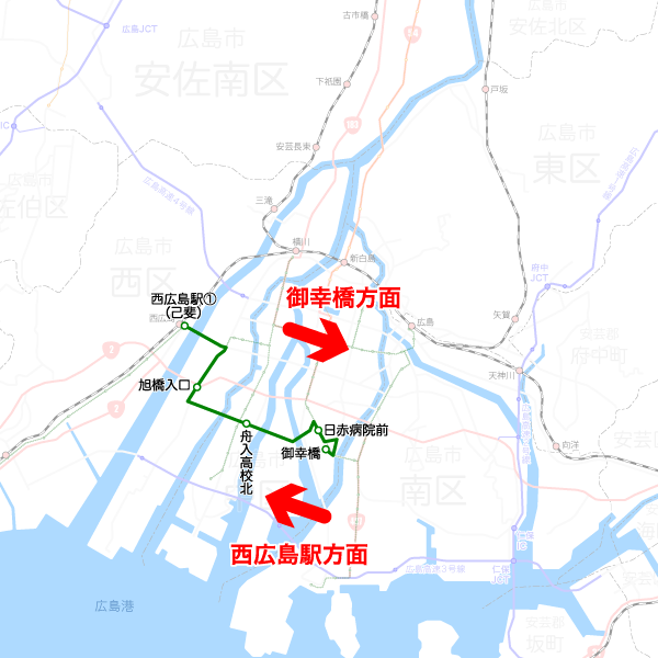 こいみゆきライン-路線図
