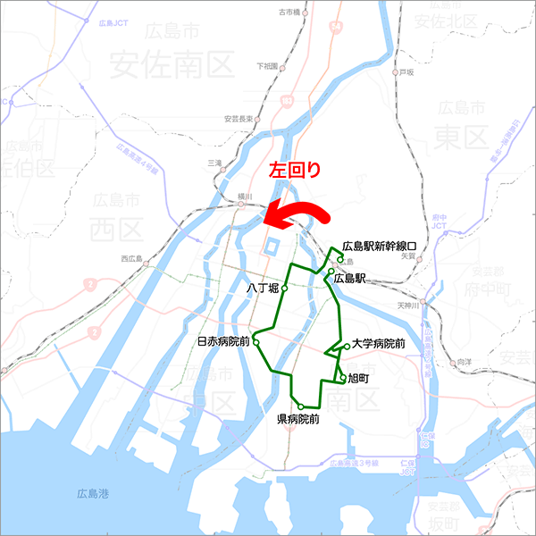 まちのわループ-路線図