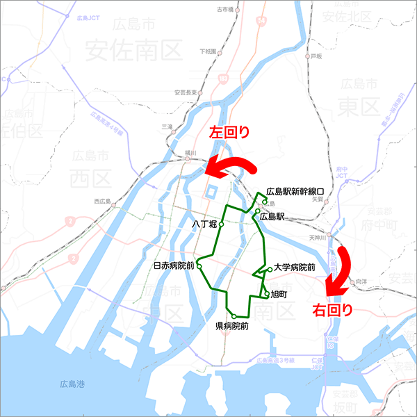 まちのわループ-路線図