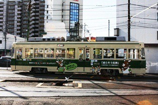 ラッピング電車モシカ号