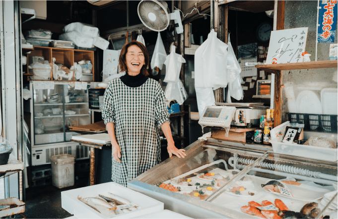 画像：楽々園商店街