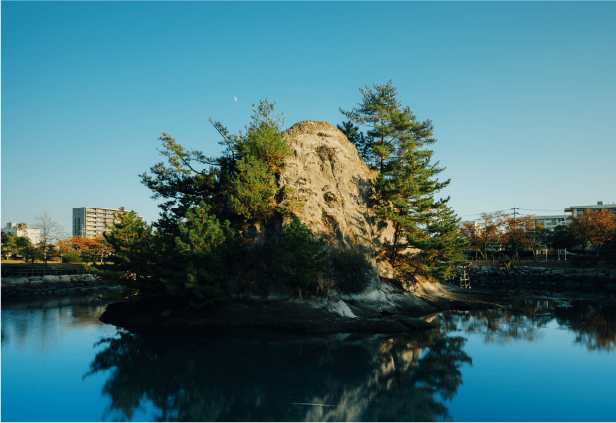 画像：宮島線沿線風景