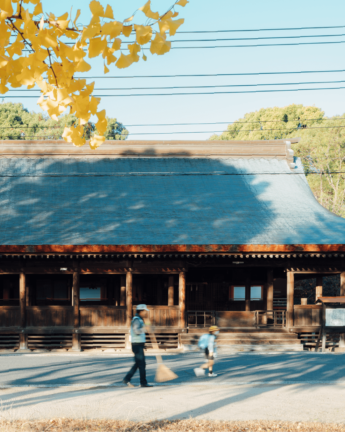 画像：宮島線沿線風景