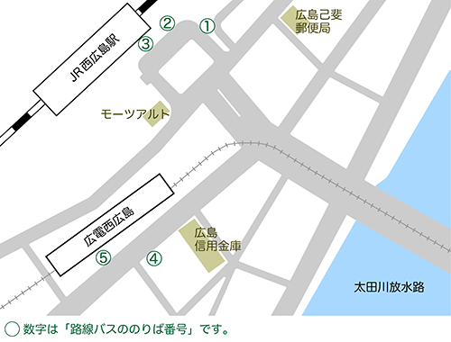 西広島駅マップ