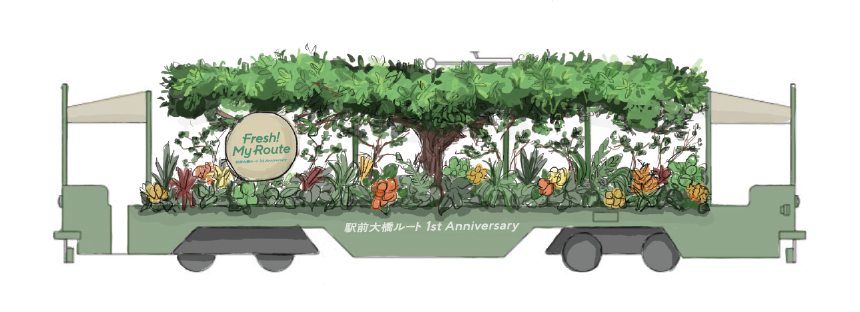 1周年企画電車